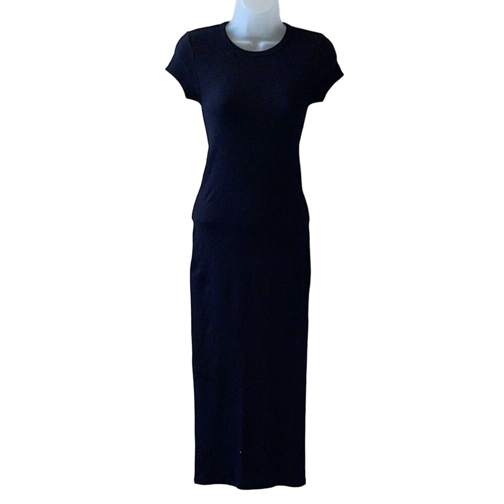 Enya Costa Essential Ribbed Cotton T-shirt Dress Size XS NWOT